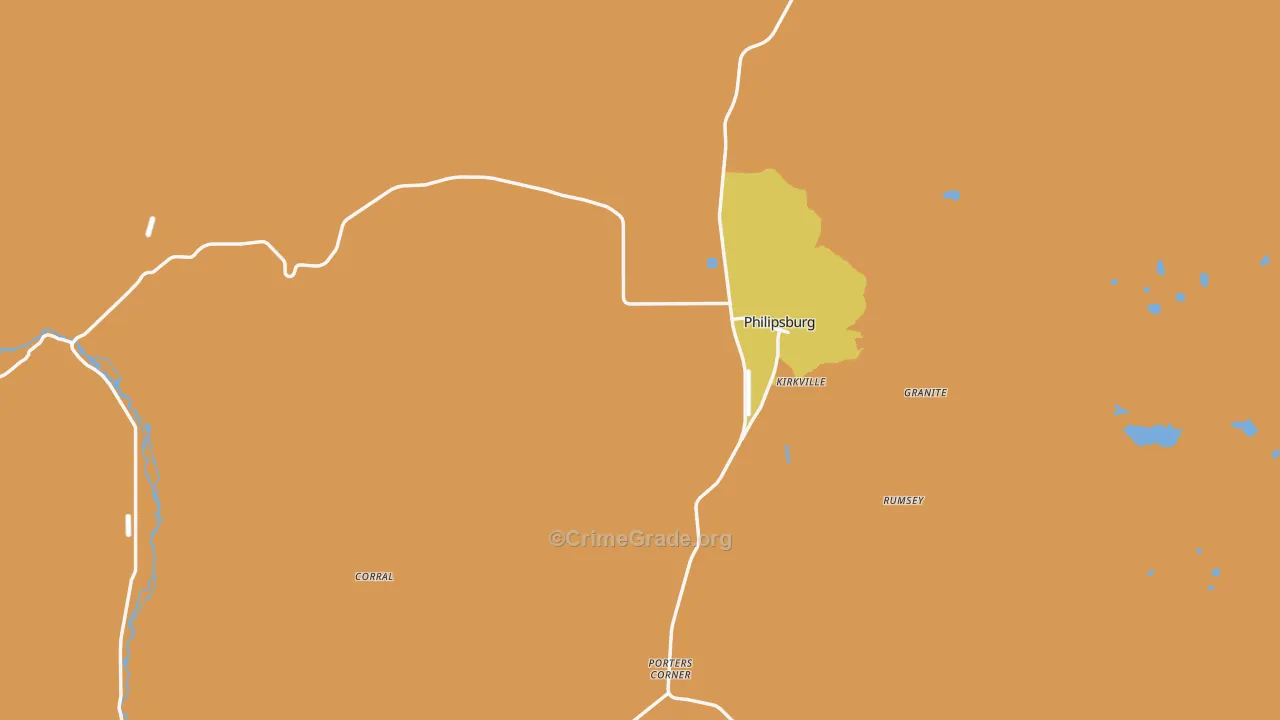 59858, MT Map of Drug-Related Crime Rates
