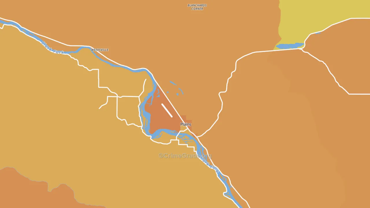 59859, MT Map of Drug-Related Crime Rates