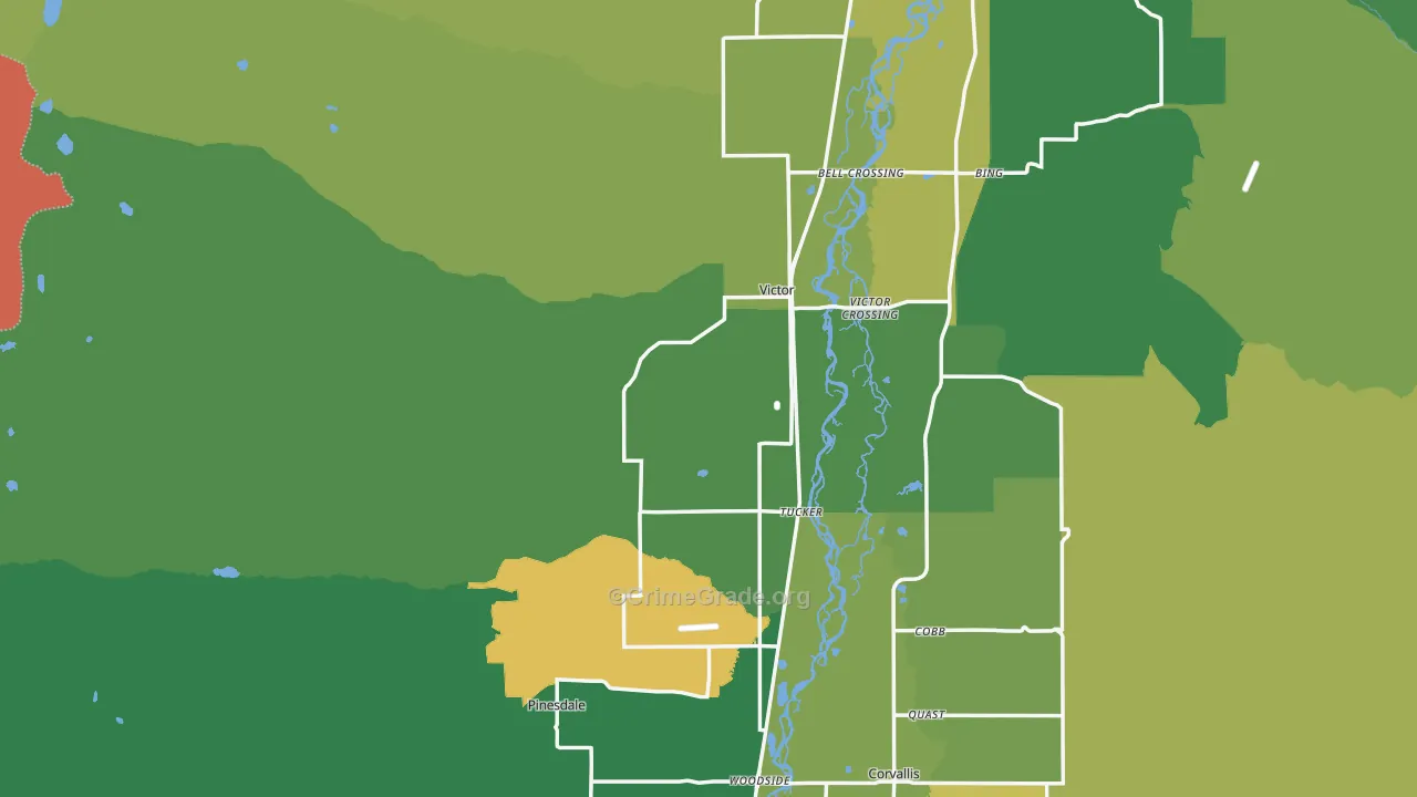 59875, MT Map of Drug-Related Crime Rates