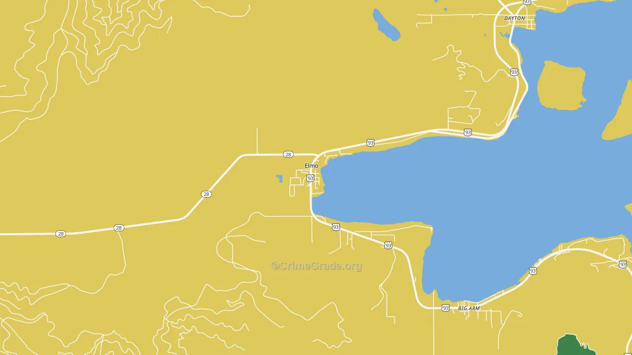 59915, MT Map of Drug-Related Crime Rates