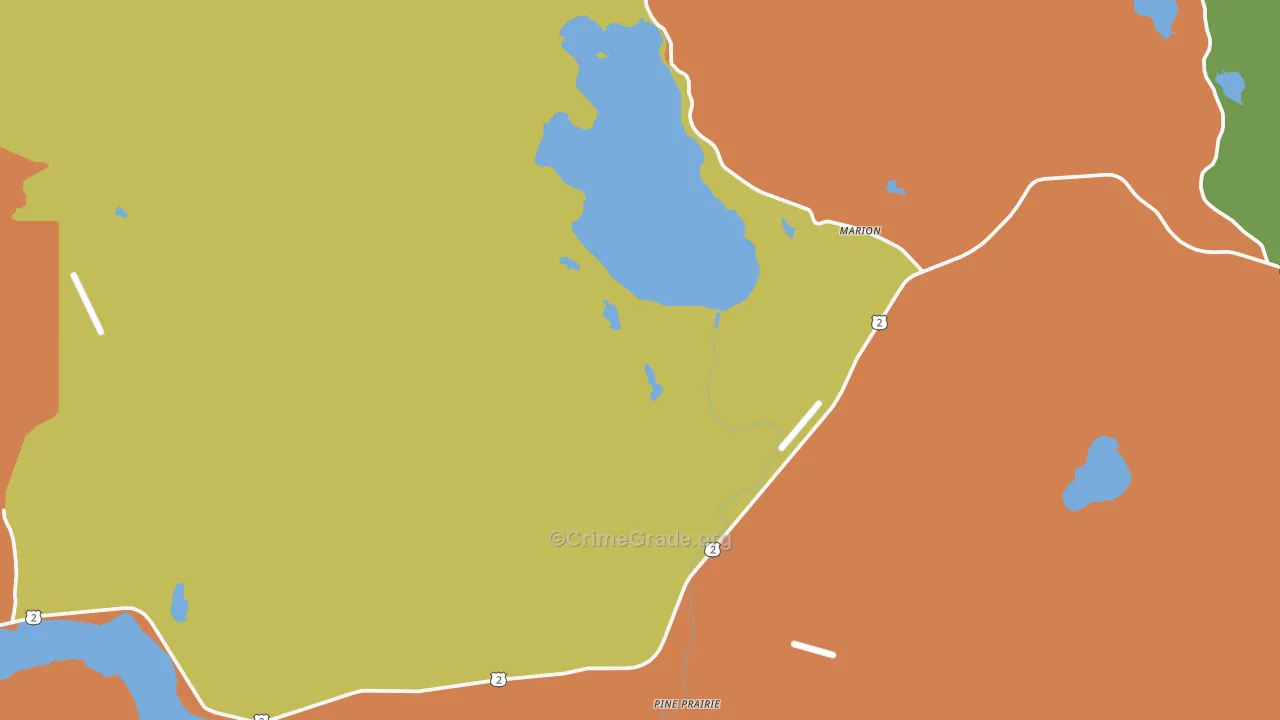 59925, MT Map of Drug-Related Crime Rates