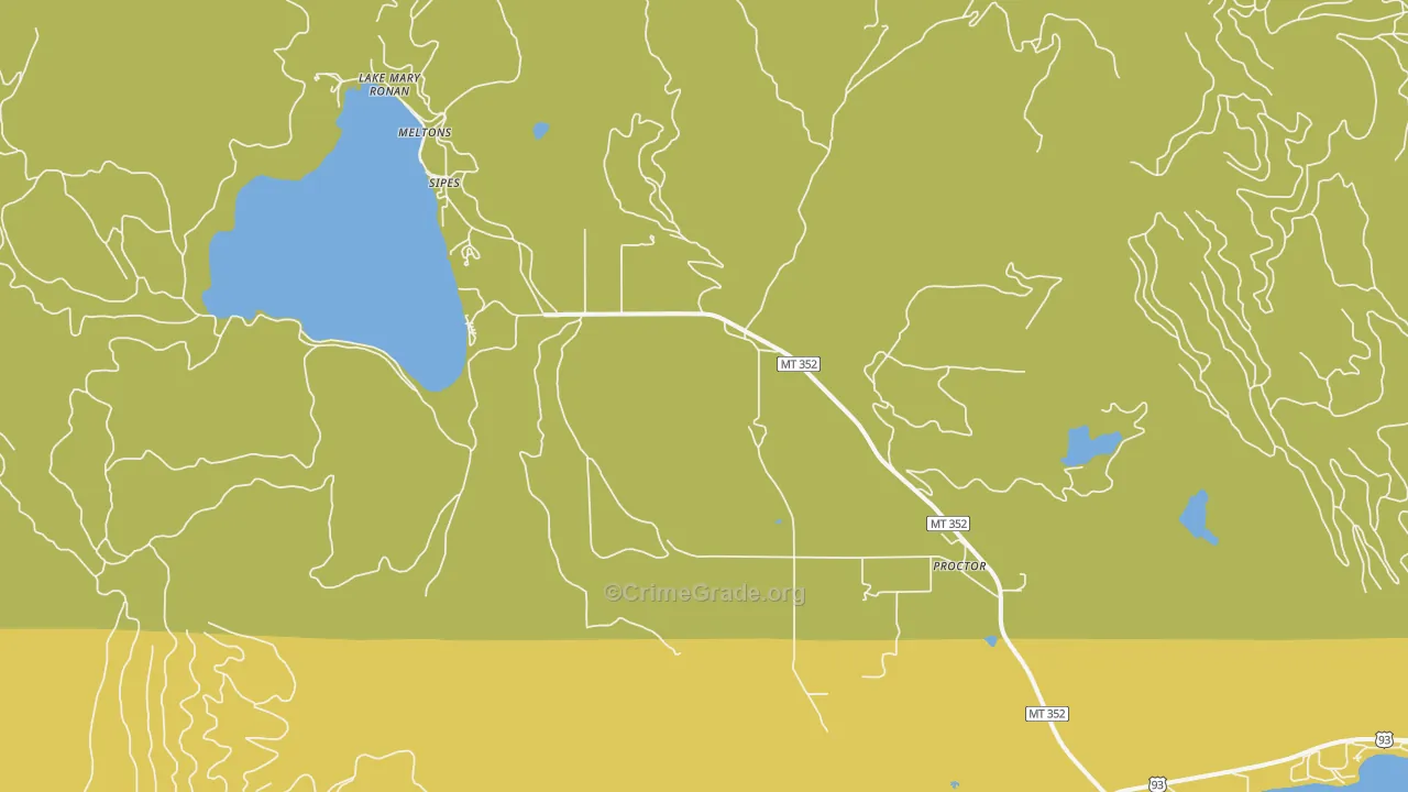 59929, MT Map of Drug-Related Crime Rates