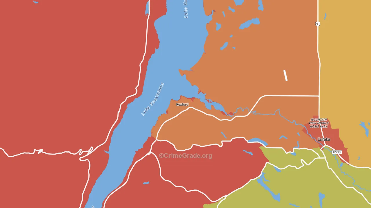 59930, MT Map of Drug-Related Crime Rates