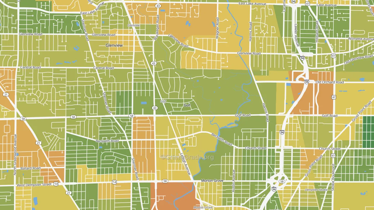 60029, IL Map of Drug-Related Crime Rates