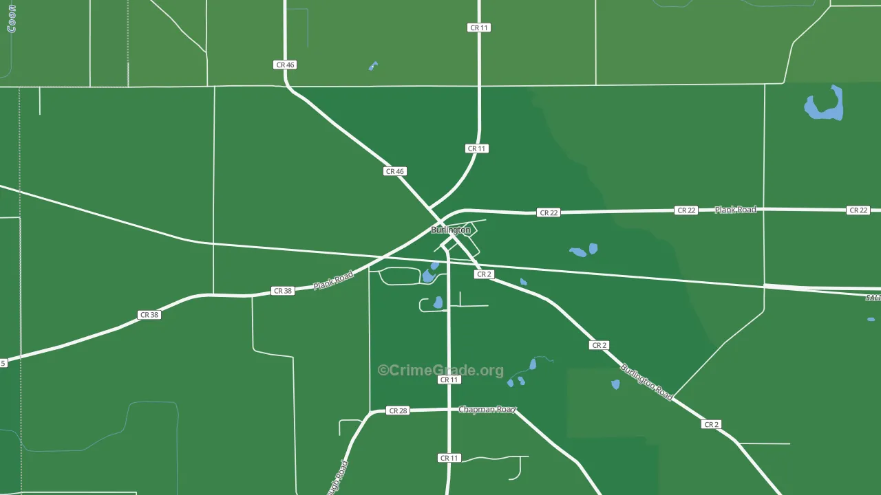 60109, IL Map of Drug-Related Crime Rates