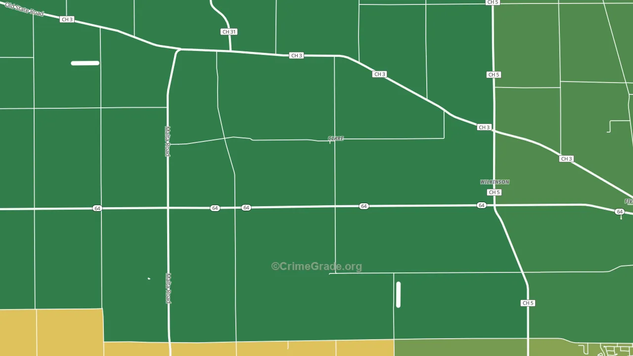 60111, IL Map of Drug-Related Crime Rates