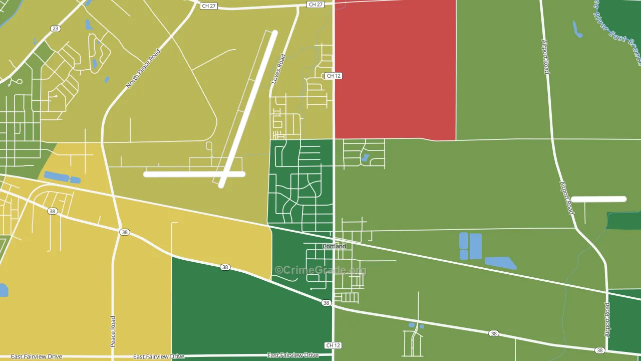 60112, IL Map of Drug-Related Crime Rates