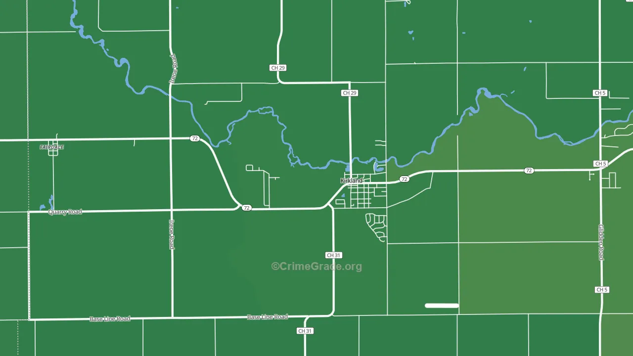 60146, IL Map of Drug-Related Crime Rates