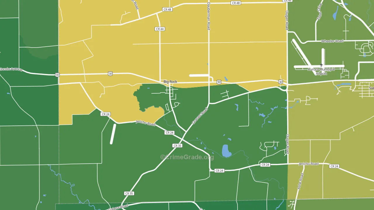 60511, IL Map of Drug-Related Crime Rates