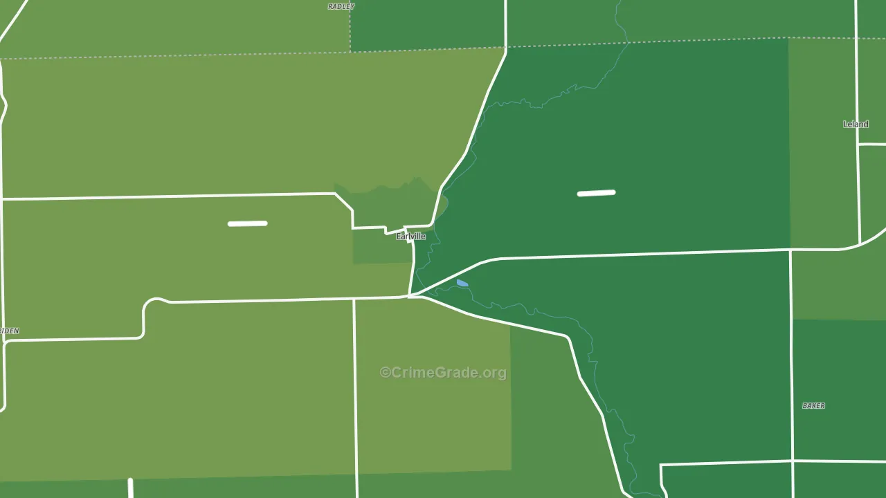 60518, IL Map of Drug-Related Crime Rates