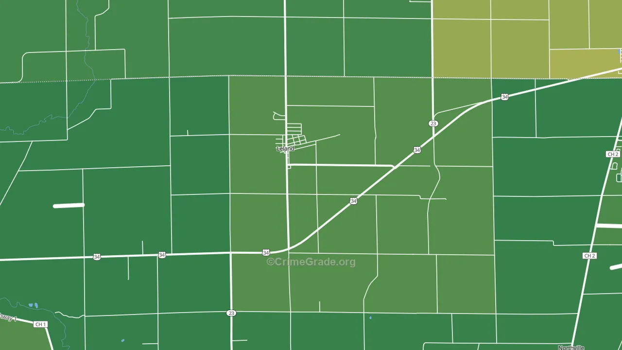 60531, IL Map of Drug-Related Crime Rates