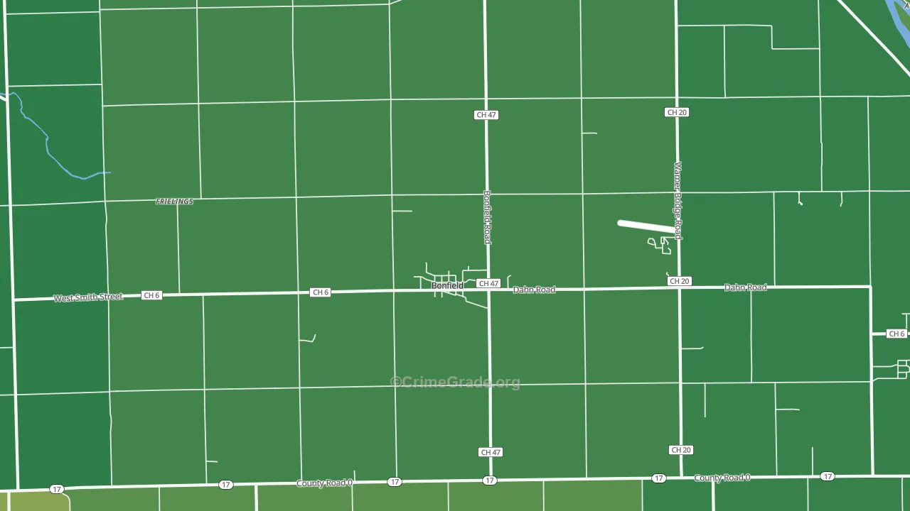 60913, IL Map of Drug-Related Crime Rates