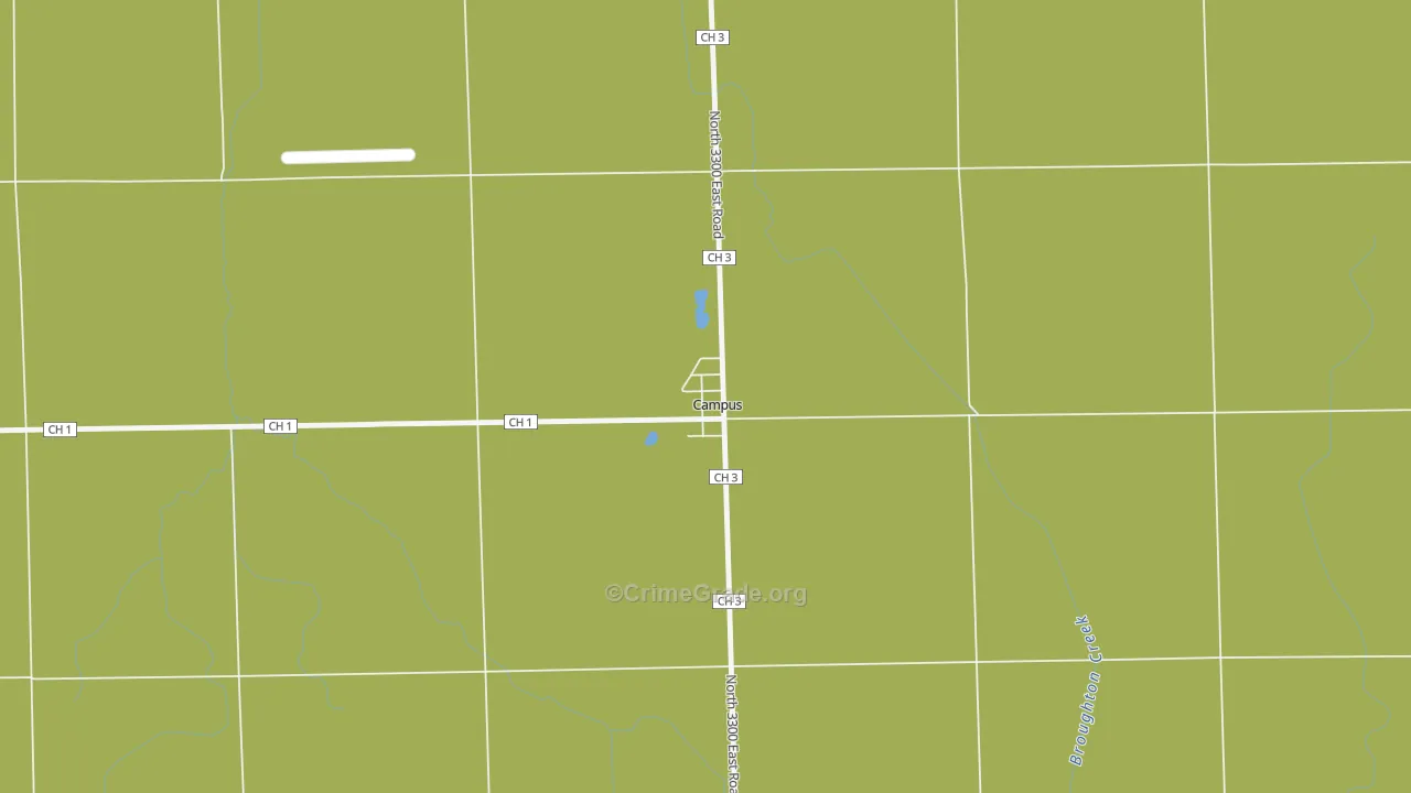 60920, IL Map of Drug-Related Crime Rates