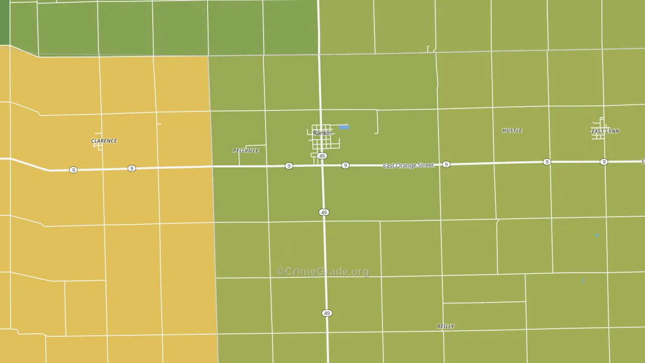 60960, IL Map of Drug-Related Crime Rates