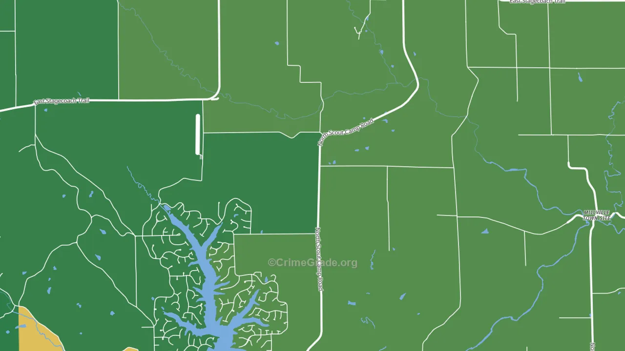 61001, IL Map of Drug-Related Crime Rates