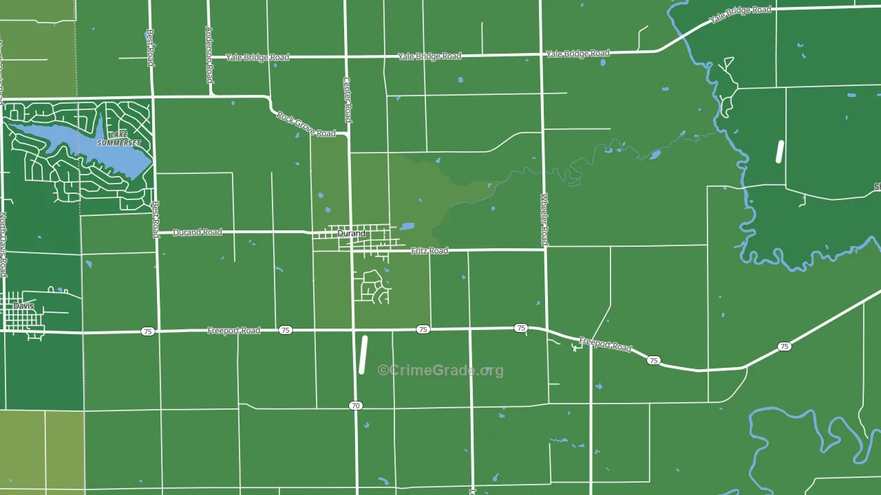 61024, IL Map of Drug-Related Crime Rates