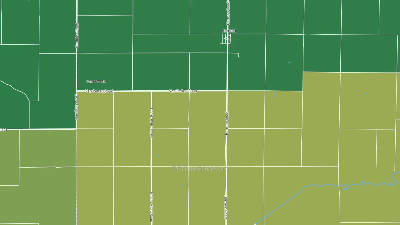61042, IL Map of Drug-Related Crime Rates