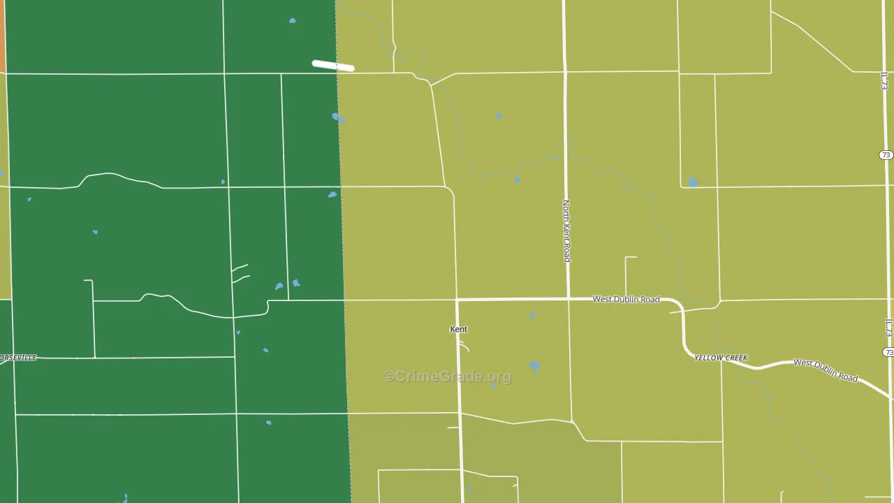 61044, IL Map of Drug-Related Crime Rates