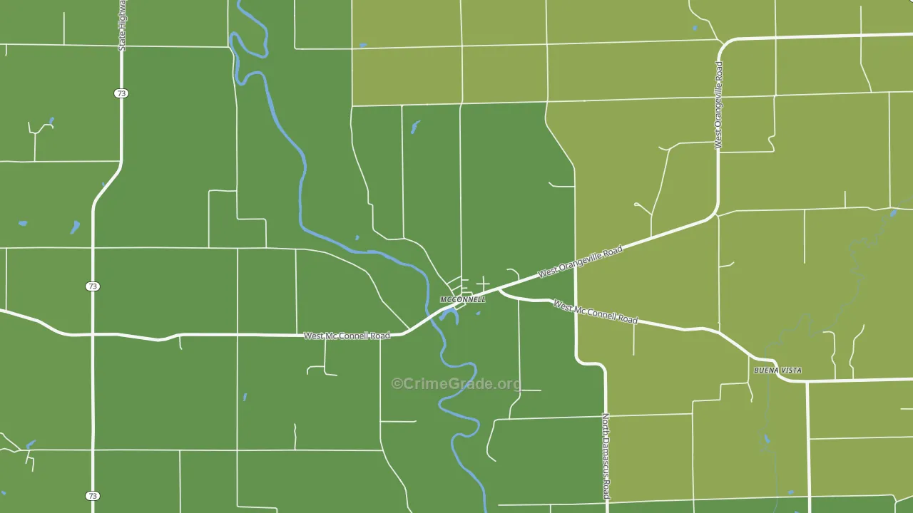 61050, IL Map of Drug-Related Crime Rates