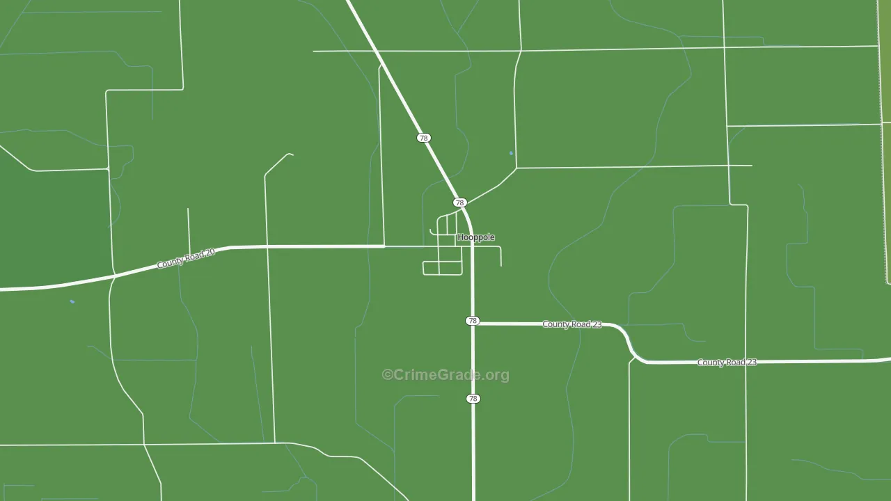 61258, IL Map of Drug-Related Crime Rates