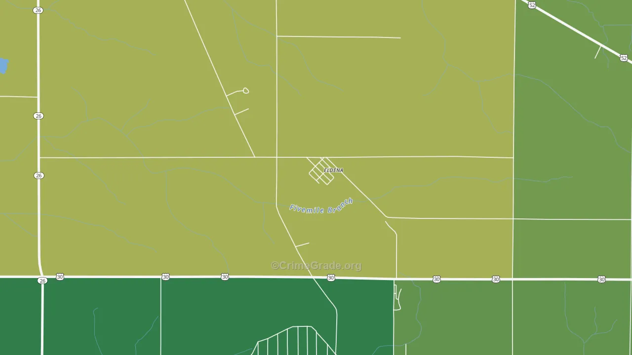 61324, IL Map of Drug-Related Crime Rates