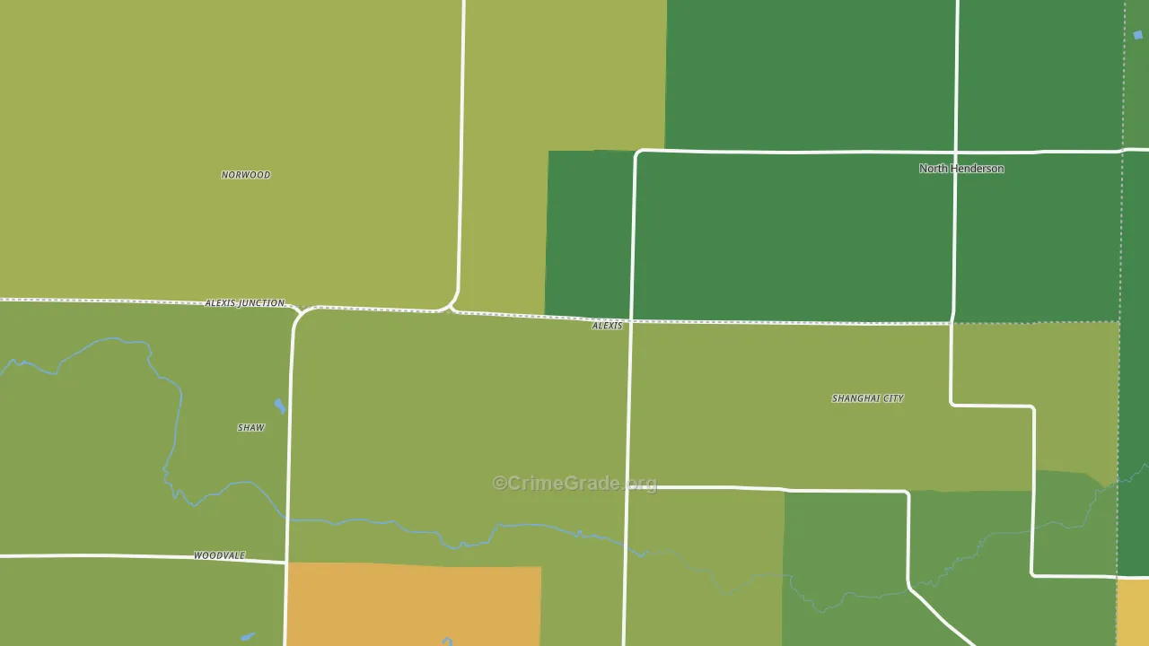 61412, IL Map of Drug-Related Crime Rates