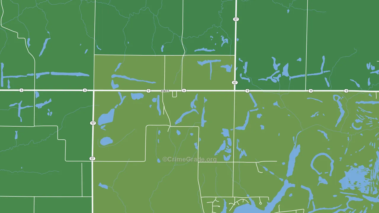 61433, IL Map of Drug-Related Crime Rates