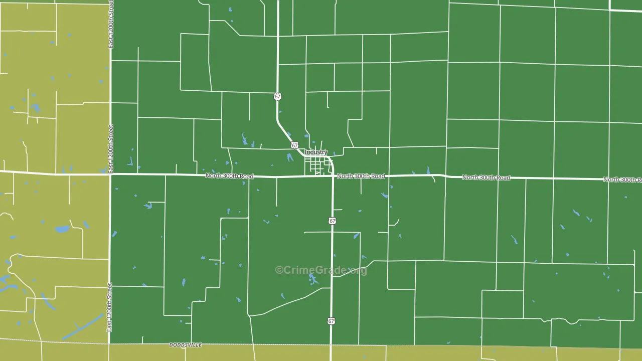 61440, IL Map of Drug-Related Crime Rates