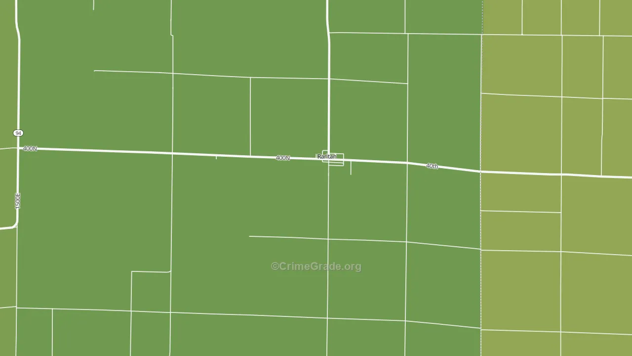 61471, IL Map of Drug-Related Crime Rates