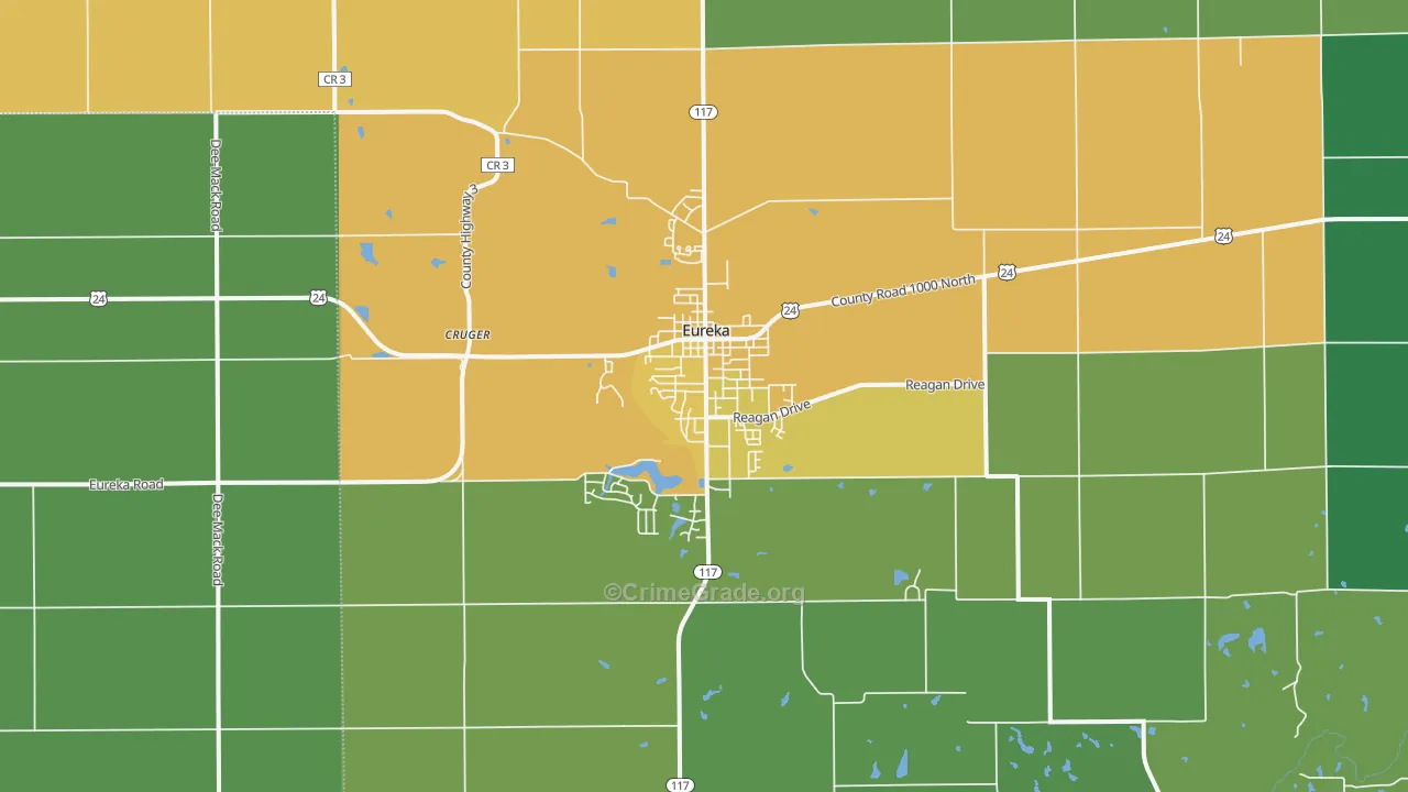 61530, IL Map of Drug-Related Crime Rates