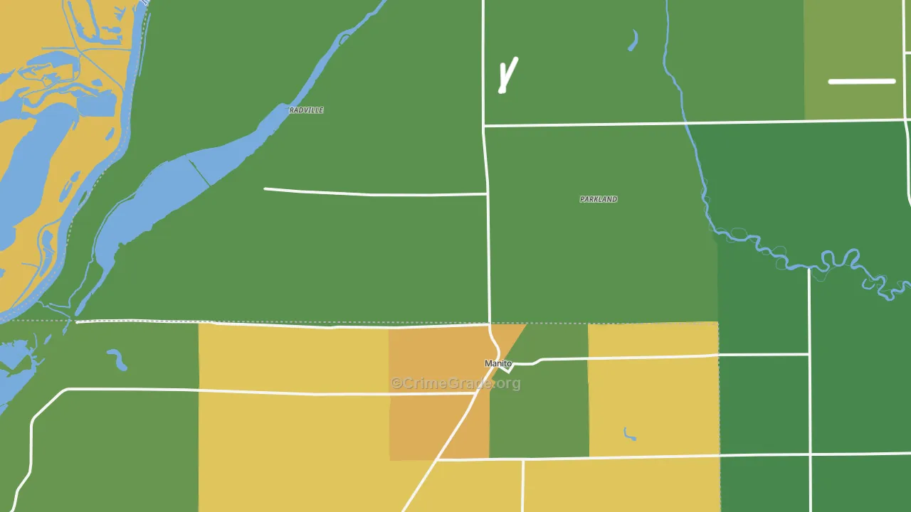 61546, IL Map of Drug-Related Crime Rates