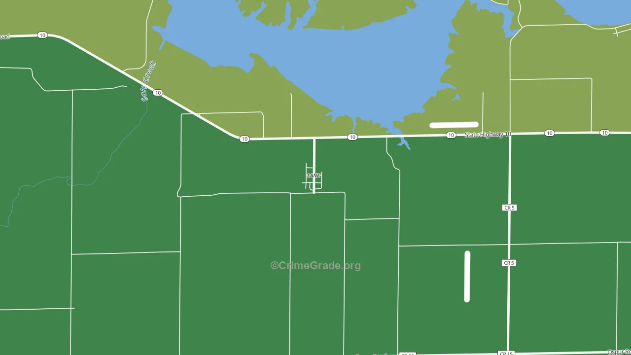 61750, IL Map of Drug-Related Crime Rates