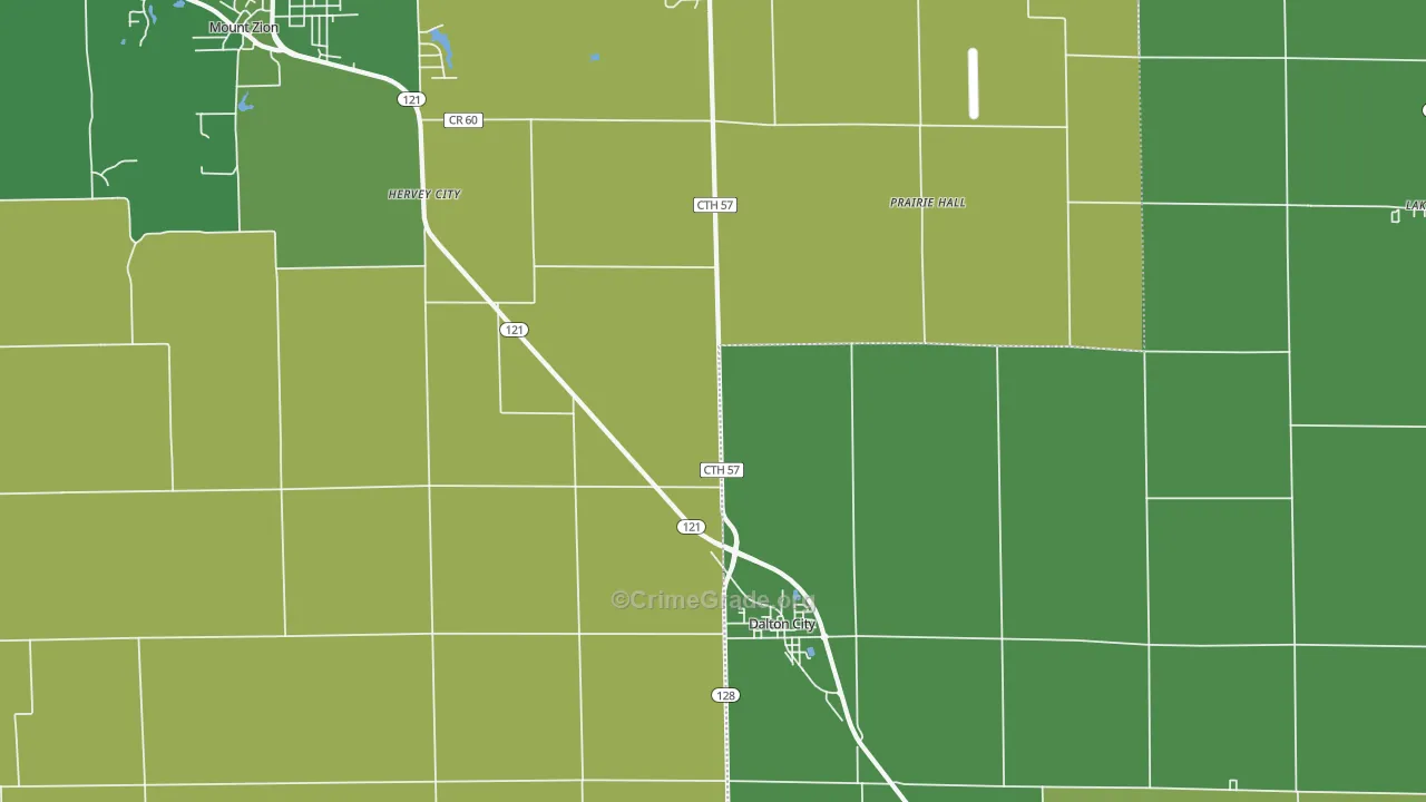 61925, IL Map of Drug-Related Crime Rates