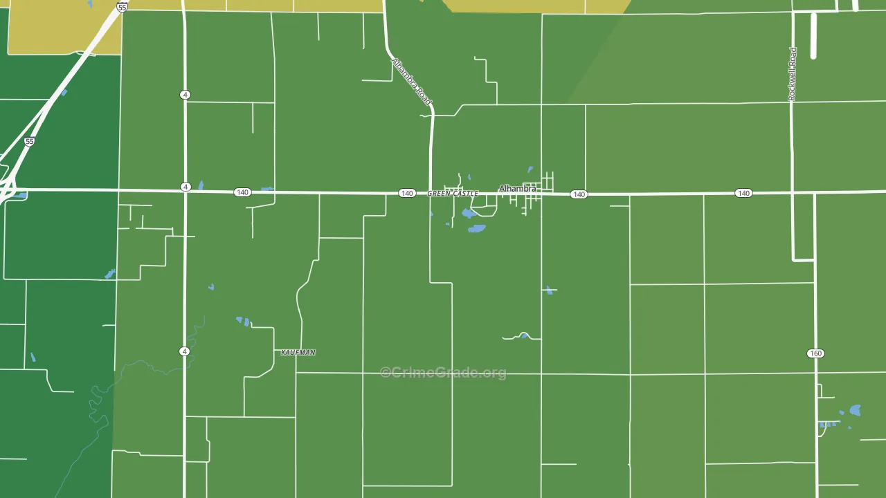 62001, IL Map of Drug-Related Crime Rates