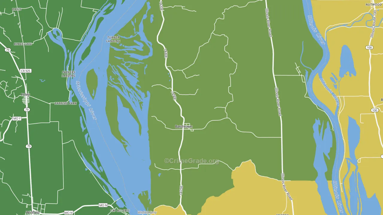 62006, IL Map of Drug-Related Crime Rates