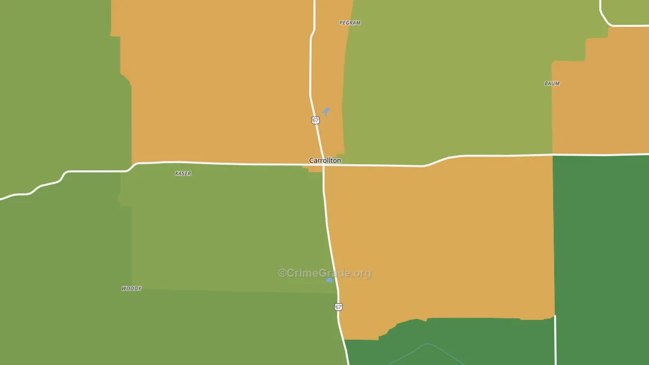 62016, IL Map of Drug-Related Crime Rates