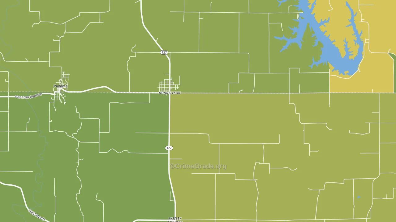 62019, IL Map of Drug-Related Crime Rates