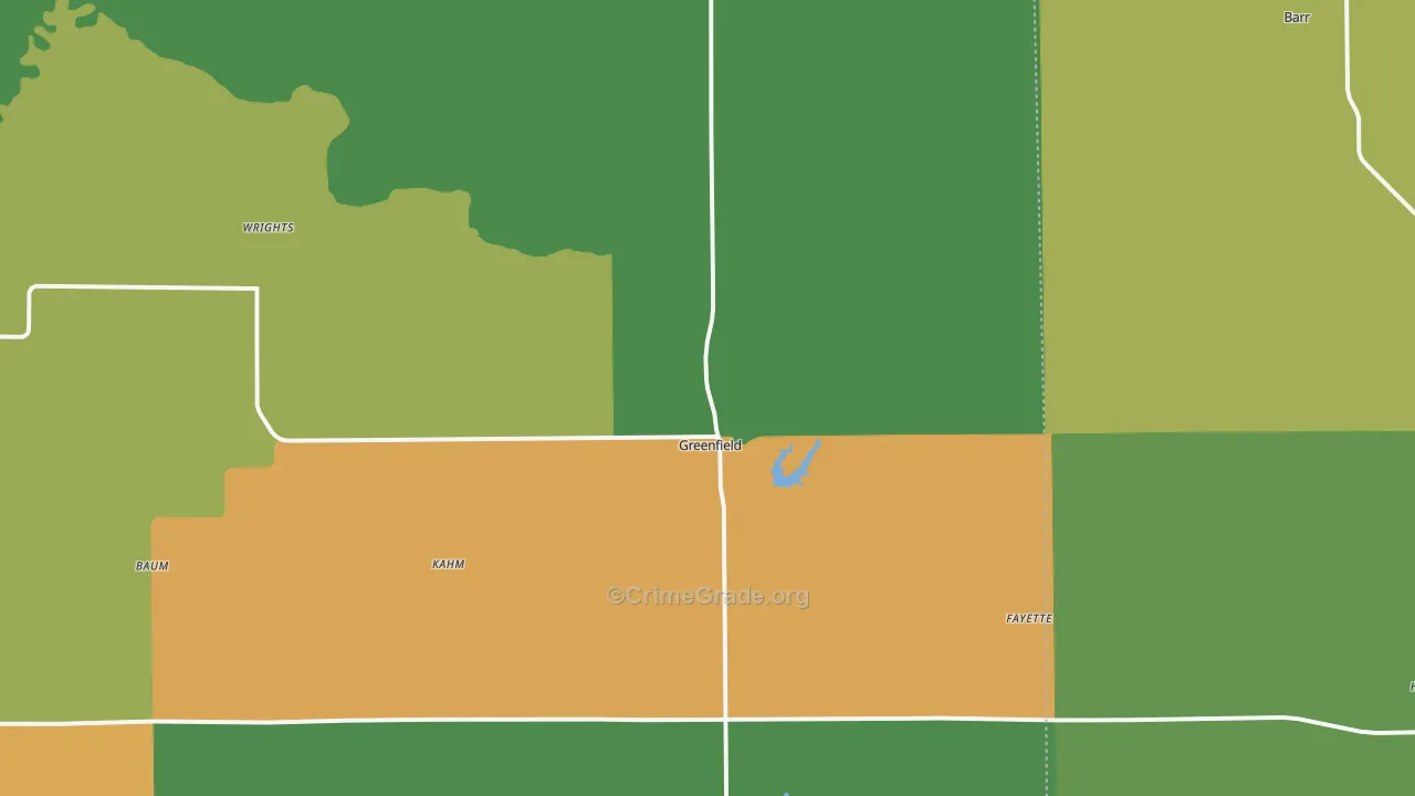 62044, IL Map of Drug-Related Crime Rates