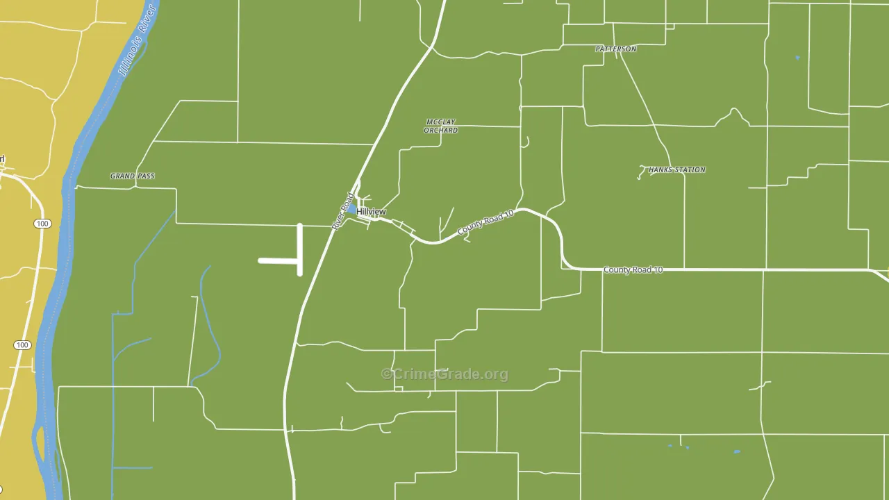 62050, IL Map of Drug-Related Crime Rates