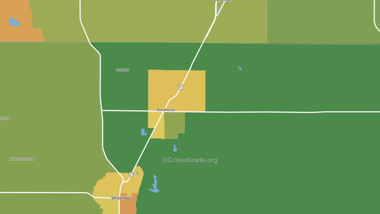 62082, IL Map of Drug-Related Crime Rates