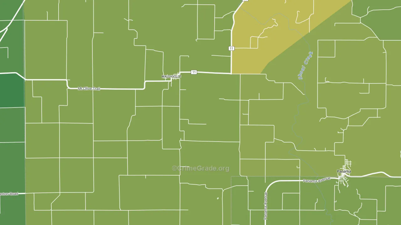 62091, IL Map of Drug-Related Crime Rates