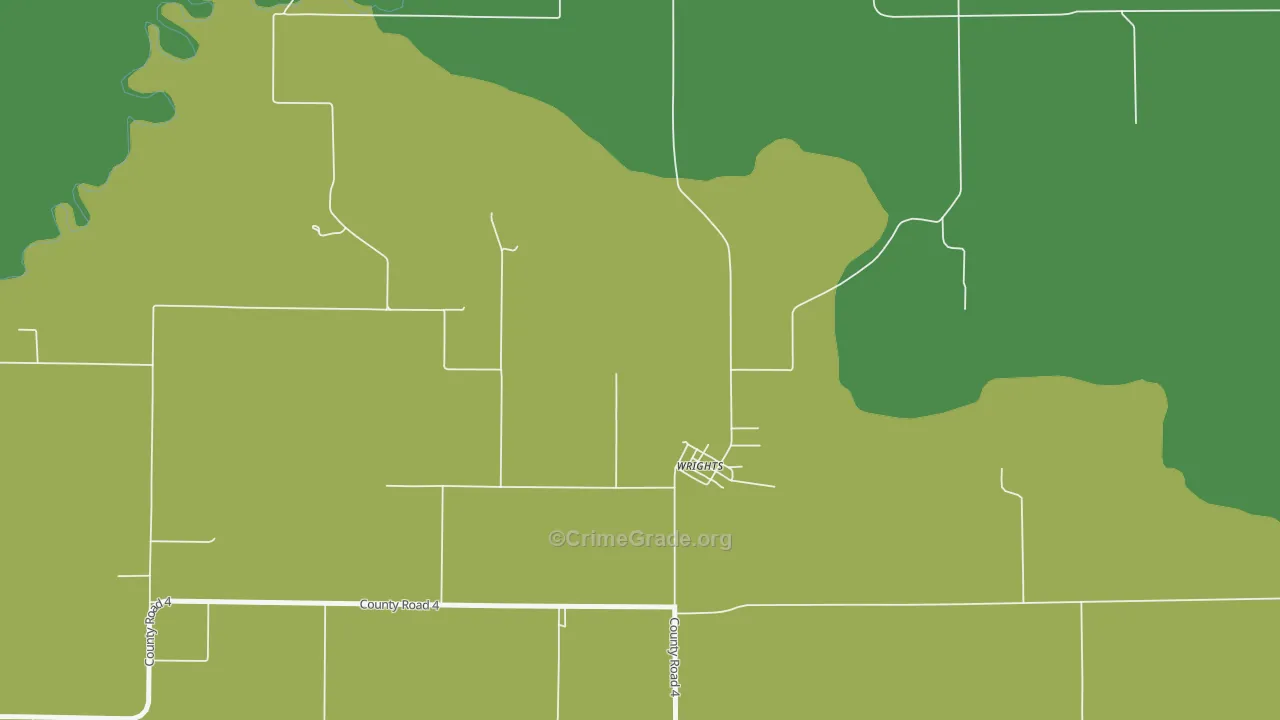 62098, IL Map of Drug-Related Crime Rates