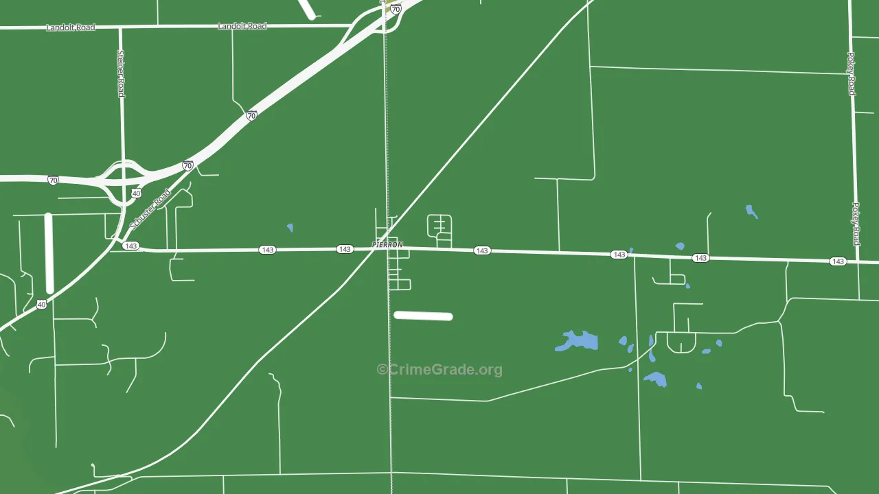 62273, IL Map of Drug-Related Crime Rates