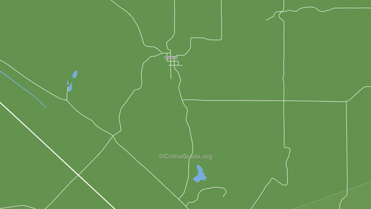 62279, IL Map of Drug-Related Crime Rates