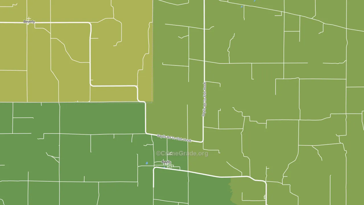 62314, IL Map of Drug-Related Crime Rates