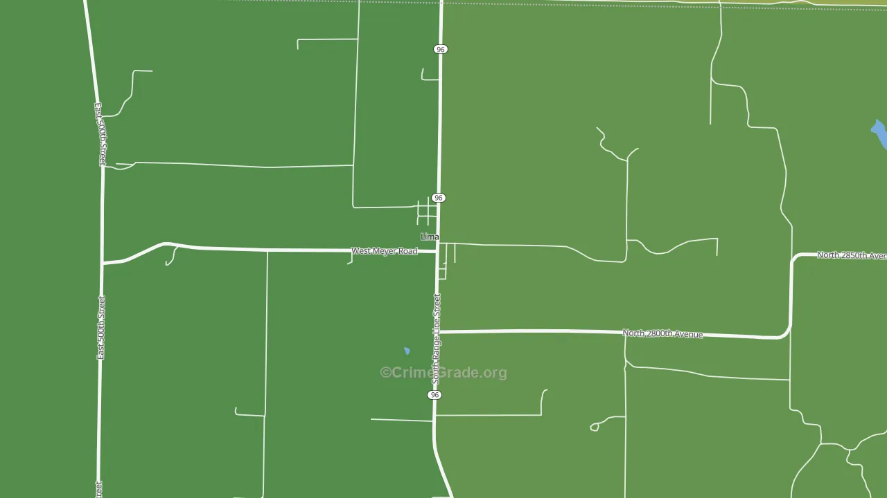 62348, IL Map of Drug-Related Crime Rates