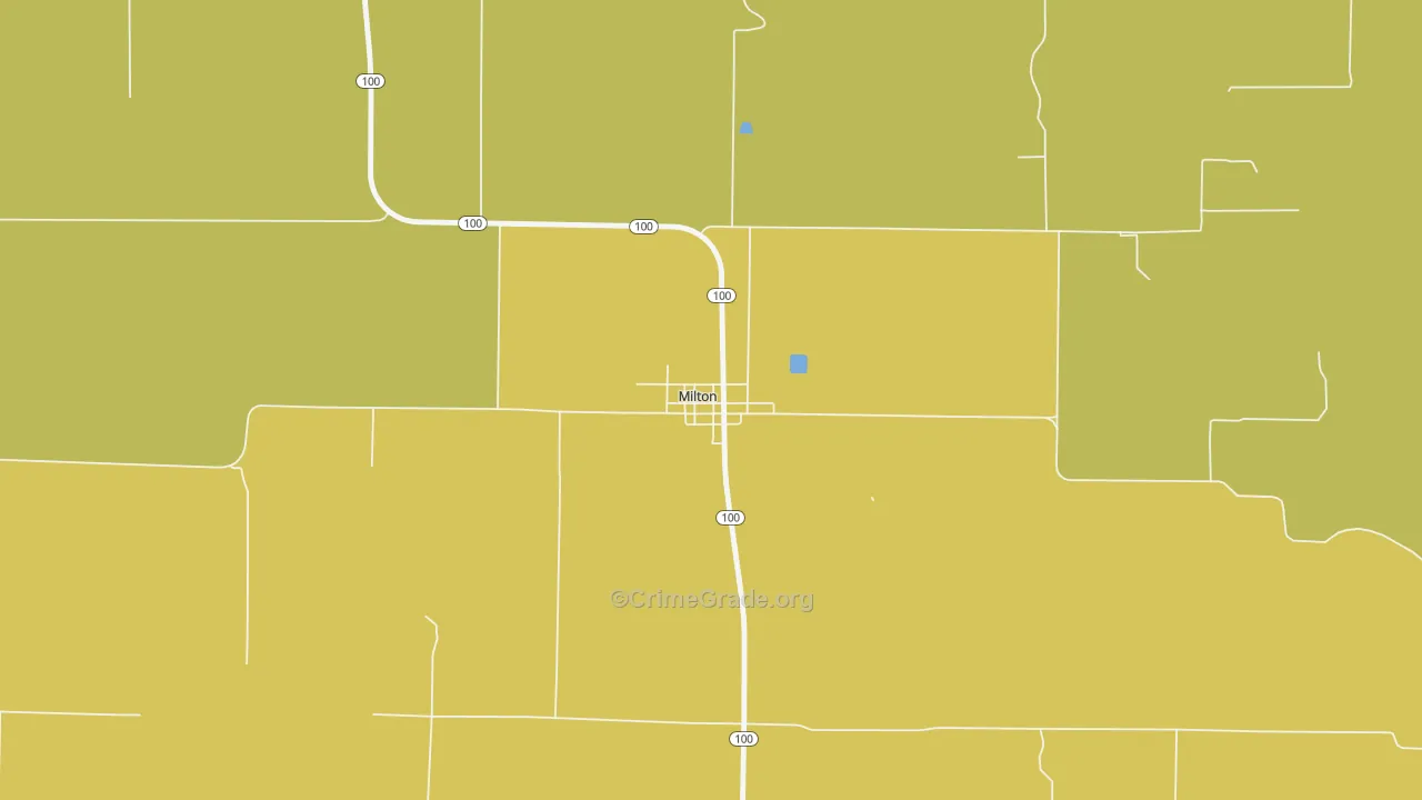 62352, IL Map of Drug-Related Crime Rates