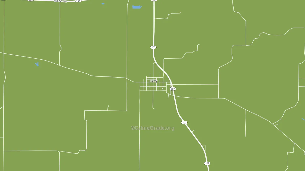 62362, IL Map of Drug-Related Crime Rates