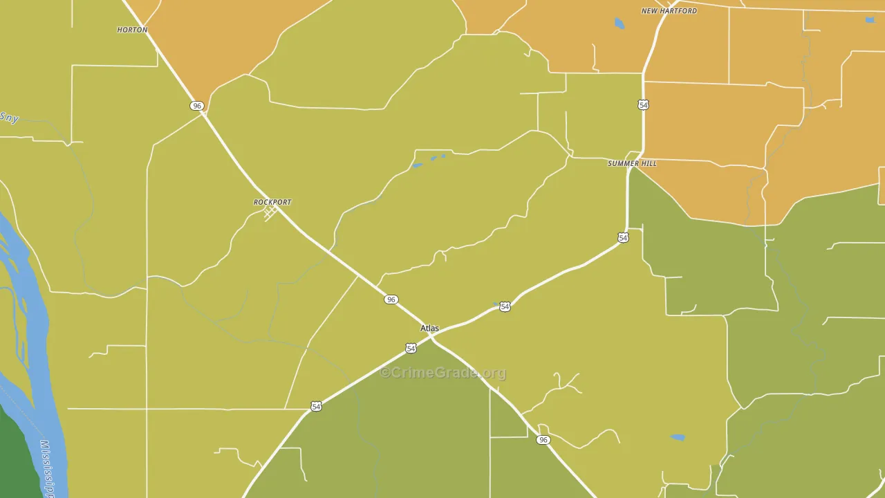 62370, IL Map of Drug-Related Crime Rates