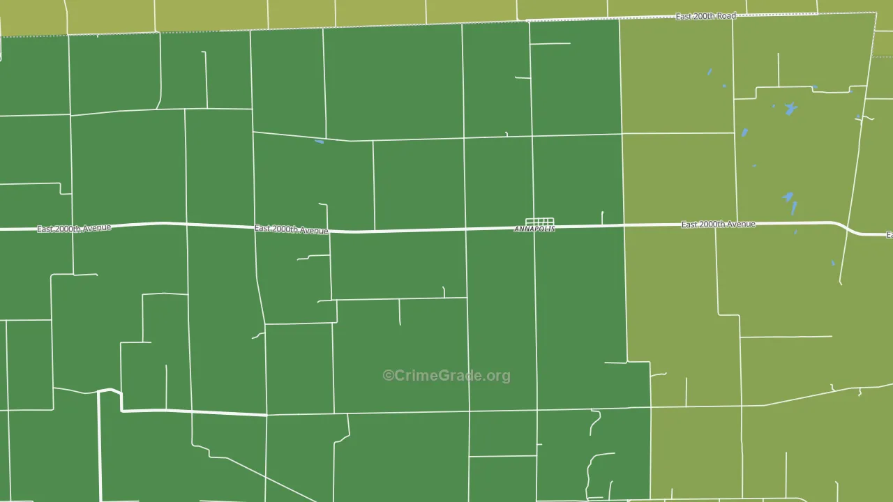 62413, IL Map of Drug-Related Crime Rates